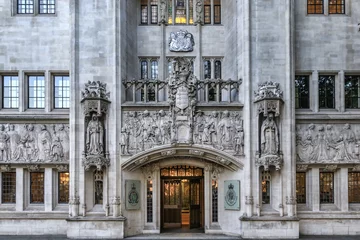 Crédence de cuisine en verre imprimé Londres High court