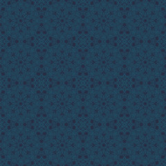 Dark blue seamless pattern in oriental style