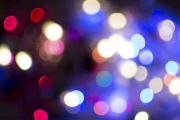 Obraz premium Abstract christmas light bokeh on for background