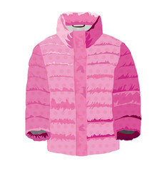 giacca a vento rosa © spinetta