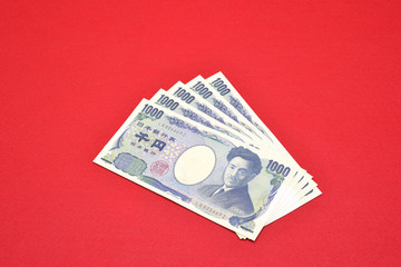 日本の紙幣　千円札