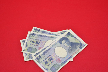 日本の紙幣　千円札