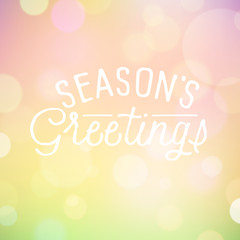 Vintage background with slogan for Christmas