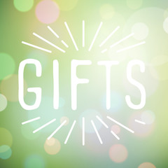 Vintage background with slogan for Christmas