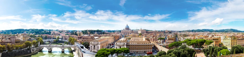 Poster Im Rahmen Rom und Petersdom im Vatikan © Sergii Figurnyi