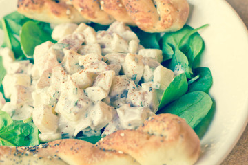 Potato Salad Spinach