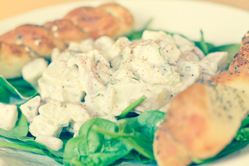 Potato Salad Spinach