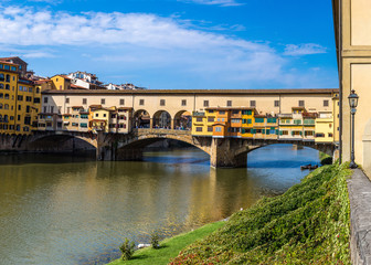 Naklejka premium Ponte Vecchio we Florencji