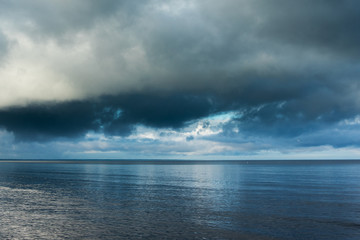 Dark Baltic sea.