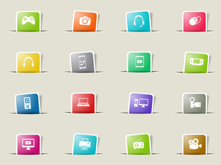 Gadgets simply icons