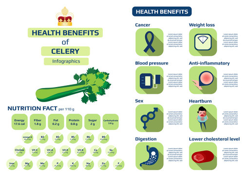 health benefits of celery infographic