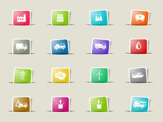 Industrial simply icons