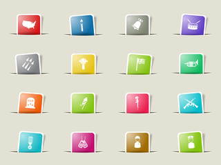 Memorial day simply icons