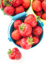 Fresh strawberries on the table