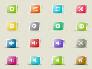 Media Player Icons Set