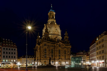 Fototapeta na wymiar Frauenkirche, Dresden, Germany