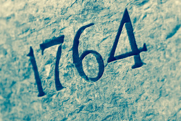 1764 Numbers Granite