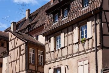 Medieval architecture of Colmar, France