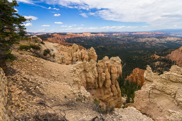 Bryce Canyon Landscape overview