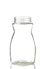 Empty Coffee Jar / High resolution image of empty coffee jar on white background shot in studio