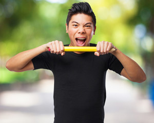 chinese-man with a pencil