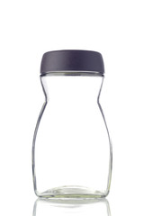 Empty Coffee Jar / High resolution image of empty coffee jar with lid on white background shot in studio