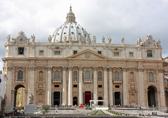 Rome, la basilique Saint-Pierre, Italie