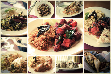 Indian Food Collage