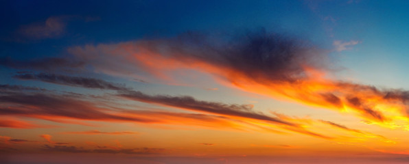 Fototapeta premium Sunset panorama