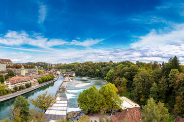 Fototapeta premium Panoramic view of Bern