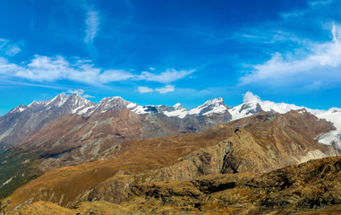 Alps mountain landscape in Switzerland
