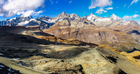 Alps mountain landscape in Switzerland
