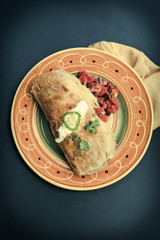 Authentic Mexican Burrito