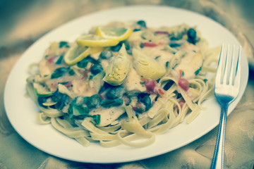 Chicken Piccata Linguine
