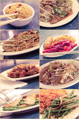 Chinese Food Collage