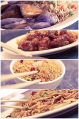 Chinese Food Collage