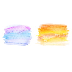 Obraz na płótnie Canvas Illustration of watercolor stain.Vector