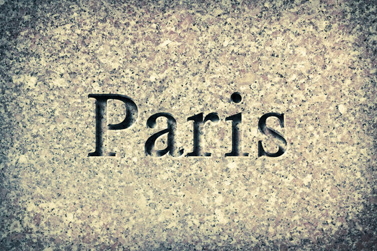 Engraved City Paris