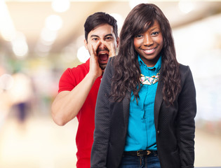 cool black-woman standing