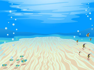 Fototapeta na wymiar Underwater Sand