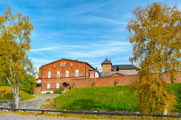 Fototapeta premium Medieval castle at autumn