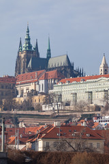 Obraz premium View on the Prague castle
