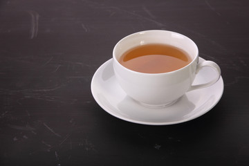 Teacup on table