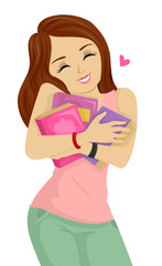 Teen Girl Hug Romance Books