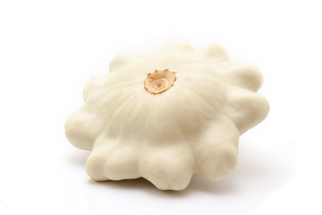 fresh squash complex forms on a white background