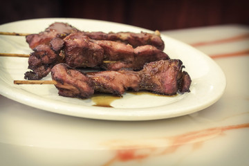 Teriyaki Chicken Kebab