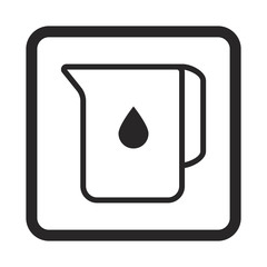 Water filter icon