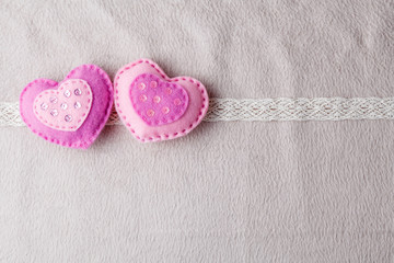 Wedding card decorationwith with couple heart