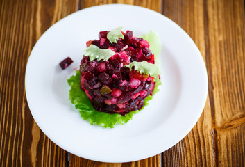 salad of boiled vegetables 