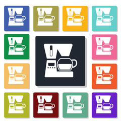 Coffee machine icon